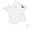 France Département de Meurthe Et Moselle (54)